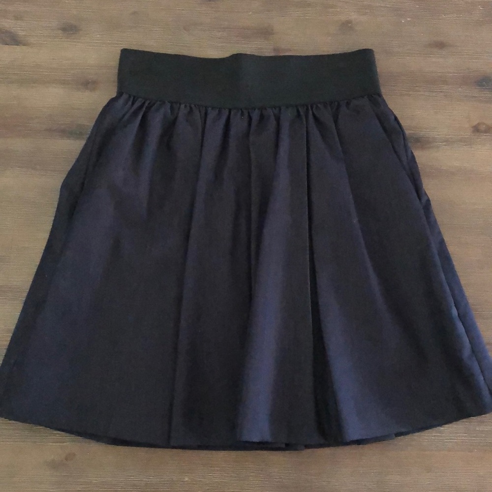 INC dark blue high rise skater skirt size 4